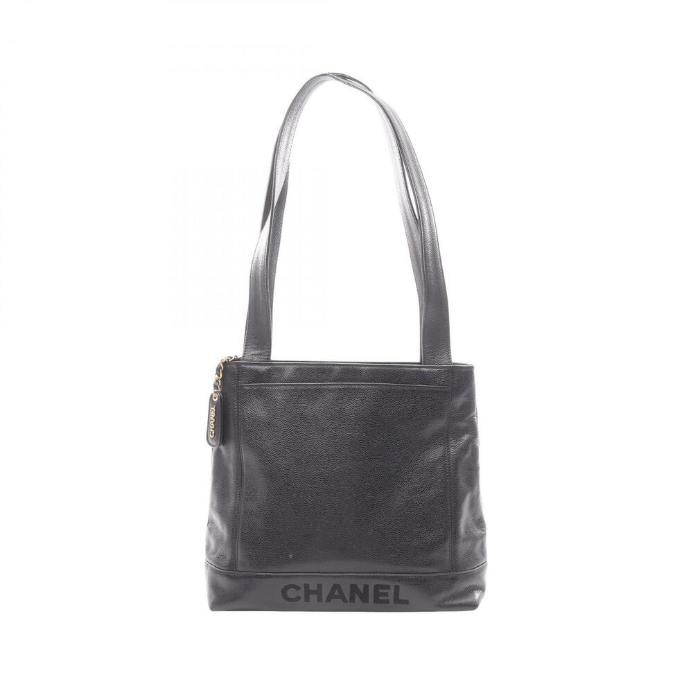 Chanel tote bag caviar leather grained calfskin black